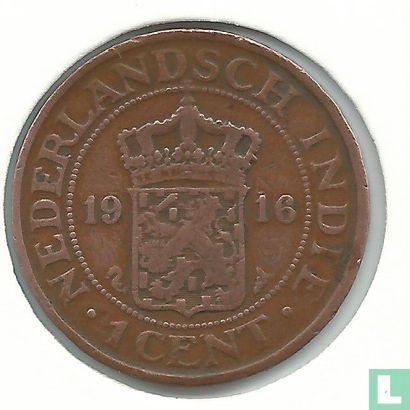 Dutch East Indies 1 cent 1916 - Image 1