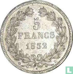 France 5 francs 1832 (D) - Image 1