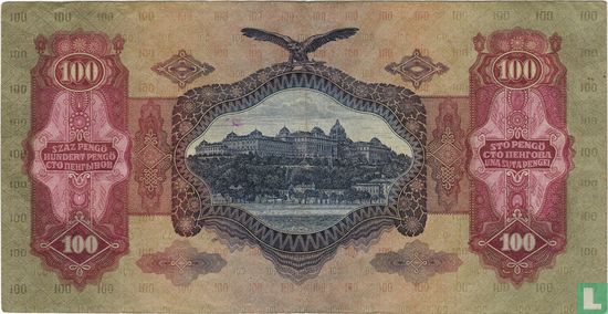 Hongarije 100 Pengö 1930 - Afbeelding 2
