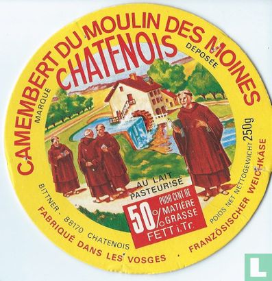 Camembert du moulin des moines Chatenois