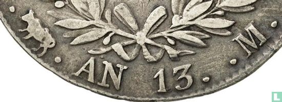 Frankrijk 5 francs AN 13 (M) - Afbeelding 3