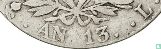 Frankrijk 5 francs AN 13 (L) - Afbeelding 3