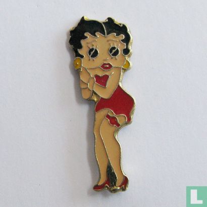 Betty Boop in rode jurk - Image 1