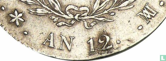 France 5 francs AN 12 (MA - BONAPARTE PREMIER CONSUL) - Image 3