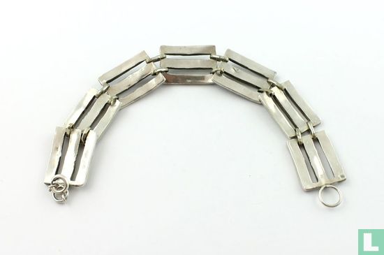 Zilveren Armband Met Verschillende Gekleurde Schakels - Image 2