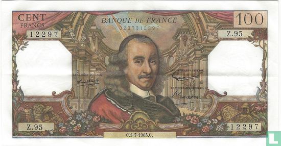 France 100 Francs Corneille - Image 1