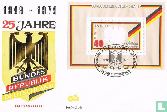 25 ans République fédérale d'Allemagne