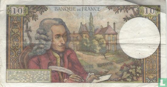 Frankrijk 10 Francs  1965 - Afbeelding 2