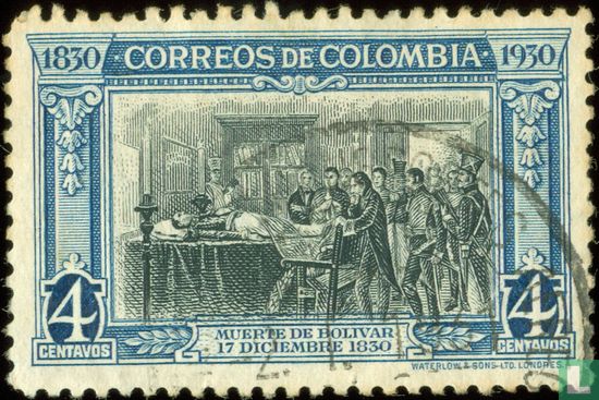 Tod von Bolivar (nach s. A. Quijano)