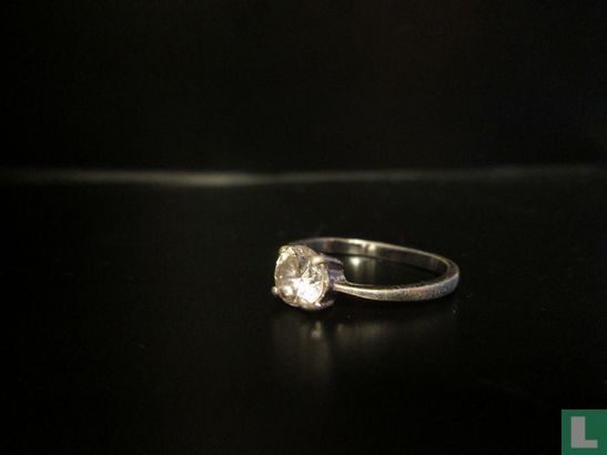Zilveren Ring, Met Zirkonia Steen - Image 2