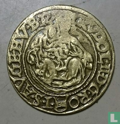 Hongarije 1 forint 1579 H-S Replica 1972 - Afbeelding 2