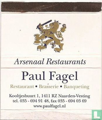 Arsenaal Restaurants Paul Fagel