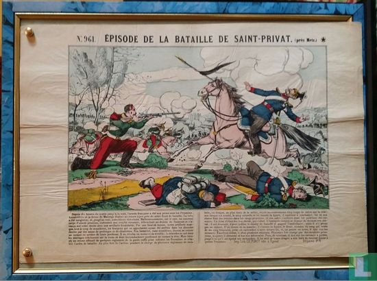 Episode de la bataille de Saint Privat (Près de Metz)