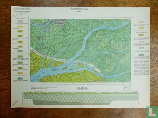 Geologische kaart van Nederland 1:50.000. Blad 44 Geertruidenberg, Kwartblad I