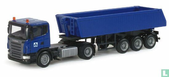 Scania R dump truck trailer 'Hochtief'