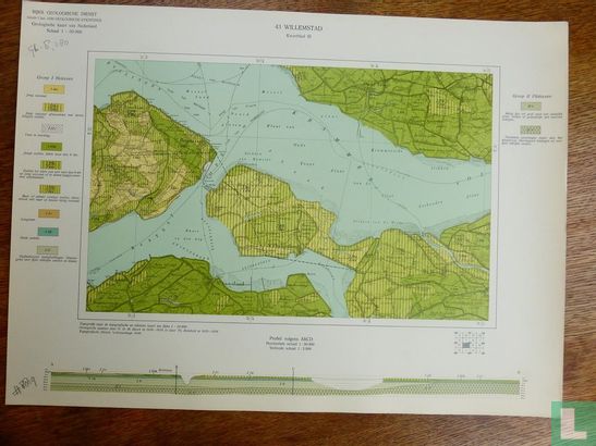 Geologische kaart van Nederland 1:50.000. Blad 43 Willemstad, Kwartblad III