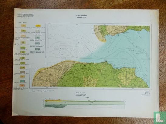 Geologische kaart van Nederland 1:50.000. Blad 42 Zierikzee, Kwartblad I & II