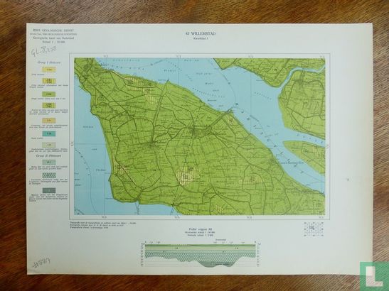 Geologische kaart van Nederland 1:50.000. Blad 43 Willemstad, Kwartblad I