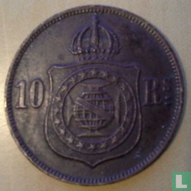Brasilien 10 Réis 1868 - Bild 2