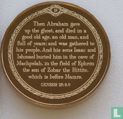 USA  Bible - Abraham Buried In Cave  1970 - Image 2