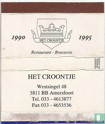 Het Croontje -1990-1995 - Restaurant Brasserie