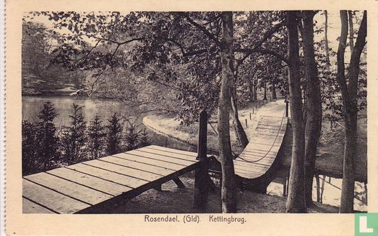 Rosendael (Gld). Kettingbrug. - Afbeelding 1