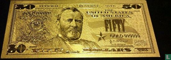 United States 50 dollars 1934 (Gold-Layered) - Image 1