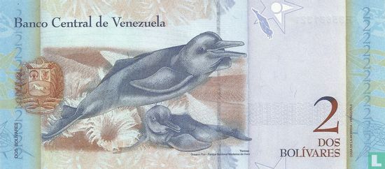 Venezuela 2 Bolívares 2007 (P88b) - Afbeelding 2