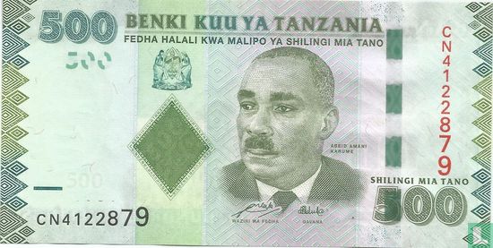 Tanzania 500 Shilingi 2011 - Bild 1