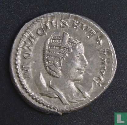 Romeinse Rijk, AR Antoninianus,244-249 AD, Otacilia Severa, vrouw van Philippus I , Rome, 244-249 - Afbeelding 1