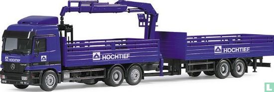 Mercedes-Benz Actros L pick-up trailer / loading crane 'Hochtief'