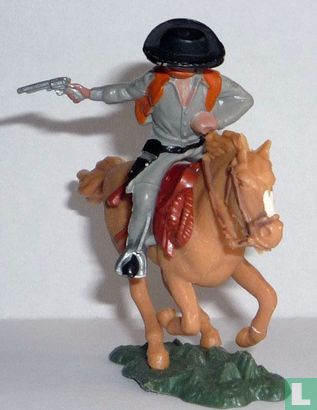 Cowboy te paard - Afbeelding 1