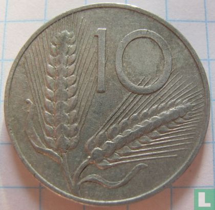 Italien 10 Lire 1952 - Bild 2