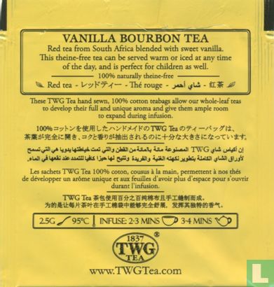 Vanilla Bourbon Tea - TWG Tea - LastDodo