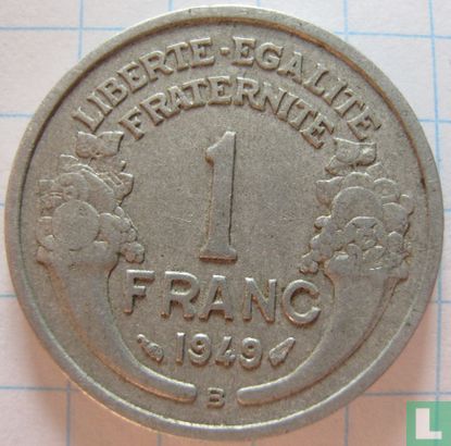 Frankrijk 1 franc 1949 (B) - Afbeelding 1