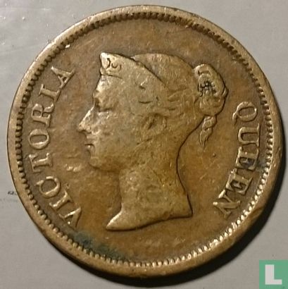 East India Company ¼ cent 1845 - Afbeelding 2