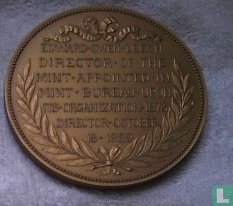 USA  Edward O. Leech - Director of the US Mint  1889 - Afbeelding 1