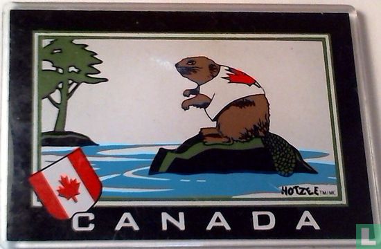 Canadian Beaver - Fridge Magnet