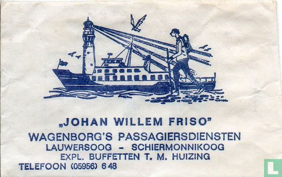 Wagenborg's Passagiersdiensten - "Johan Willem Friso"  - Image 1