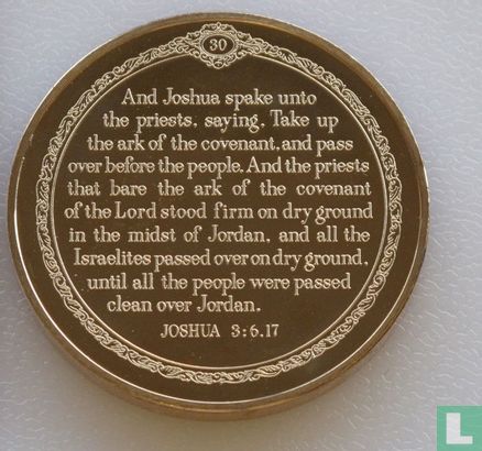USA  Bible - Joshua Dividing The Waters  1970 - Afbeelding 2