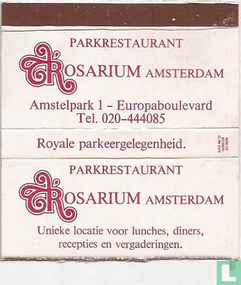 Parkrestaurant Rosarium - Amsterdam - Afbeelding 1