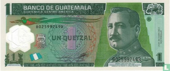 Guatemala 1 Quetzal  - Afbeelding 1