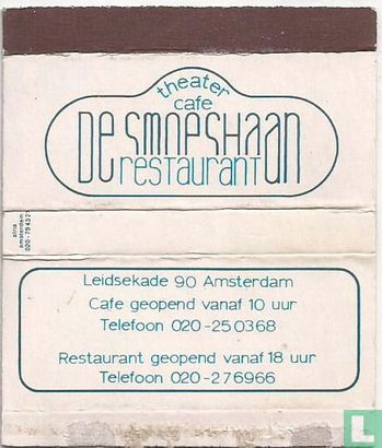Theater Café De Smoeshaan Restaurant