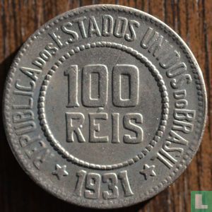 Brazilië 100 réis 1931 - Afbeelding 1