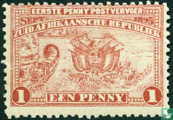 Eerste penny postvervoer