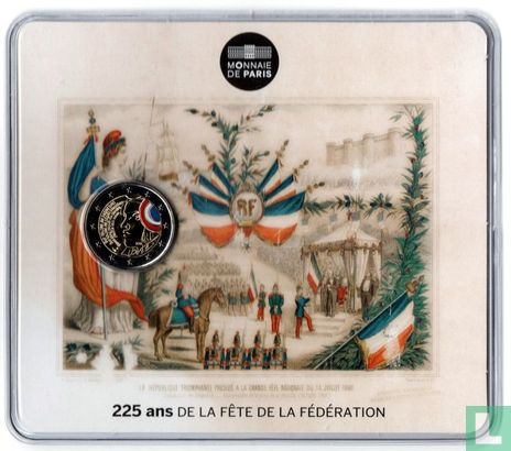 France 2 euro 2015 (coincard) "225th anniversary of the Festival of the Federation" - Image 1