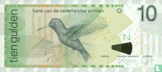 Niederländische Antillen 10 Gulden 2014