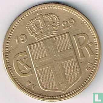 IJsland 2 krónur 1929 - Afbeelding 1