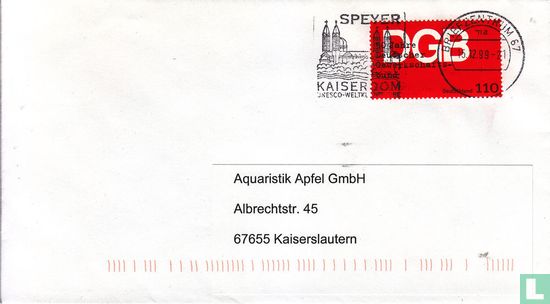 Briefzentrum 67 - 50 Jahre Deutscher Gewerkschaftsbund