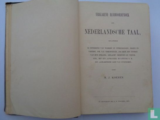 Verklarend handwoordenboek der Nederlandsche taal - Image 3